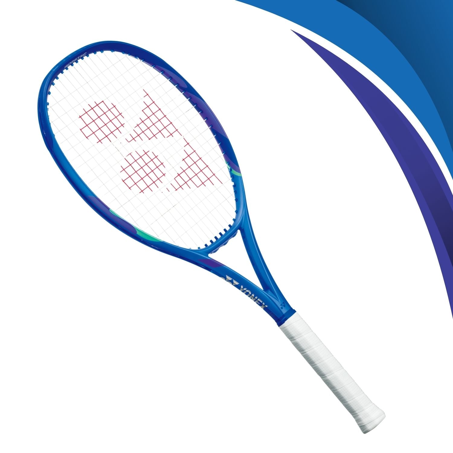 Yonex E Zone 98 L Unstrung Tennis Racquet – Blast Blue (G3: 4 3/8) | 285g | 98 sq.in Head, ISOMETRIC, 16x19 String Pattern | Advanced Intermediate Power & Control - Best Price online Prokicksports.com