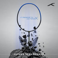 Hundred Powertek Ultra X Strung Badminton Set (2 Racquets) | Lightweight Aluminium Frame with Head-Heavy Balance, Full Cover | Beginner Friendly Combo Kit