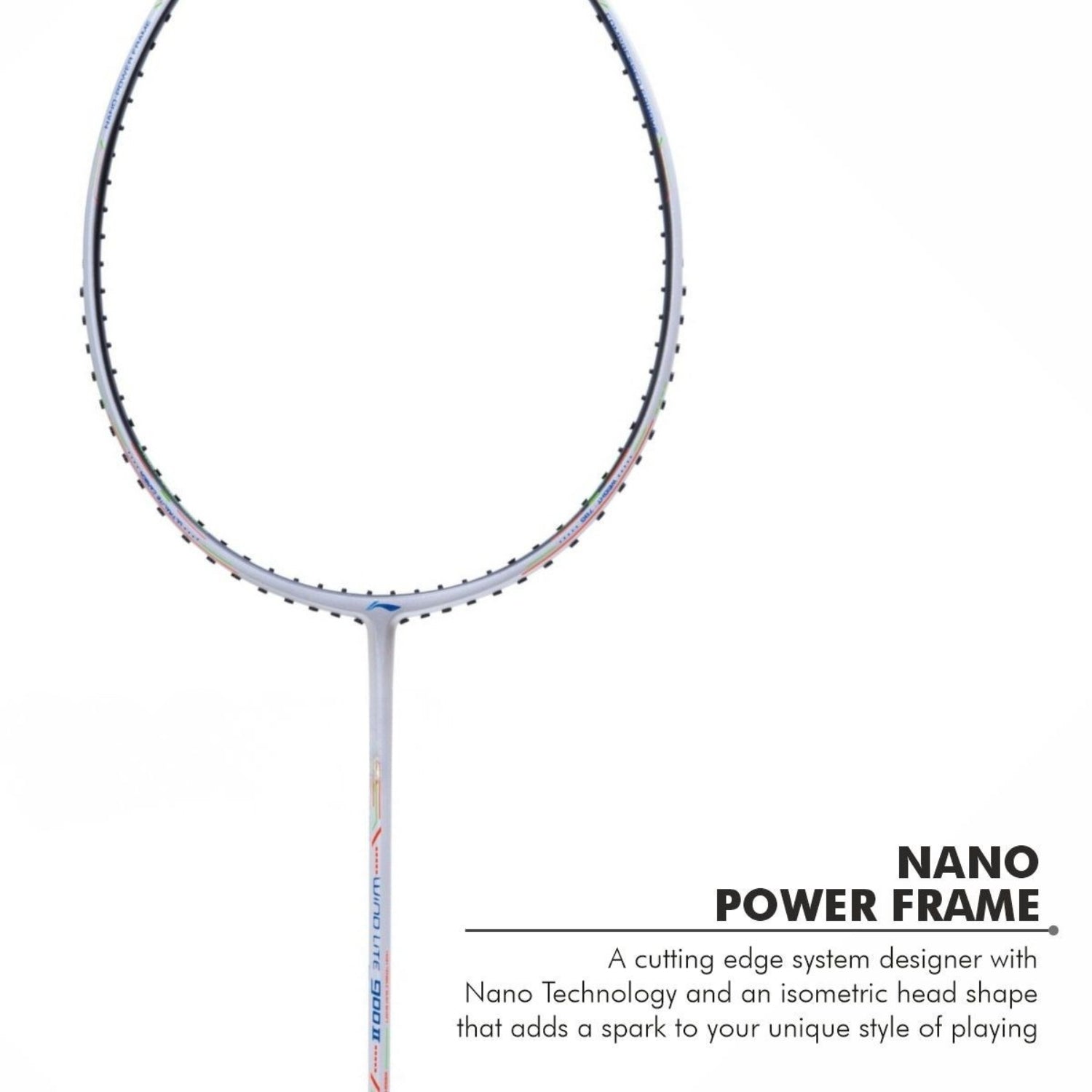 Li-Ning Wind Lite 900 II Unstrung Badminton Racket | Ultra Lightweight | High Tension | Aerodynamic Frame | Fast Swing Speed | Ideal for Intermediate Players - Best Price online Prokicksports.com