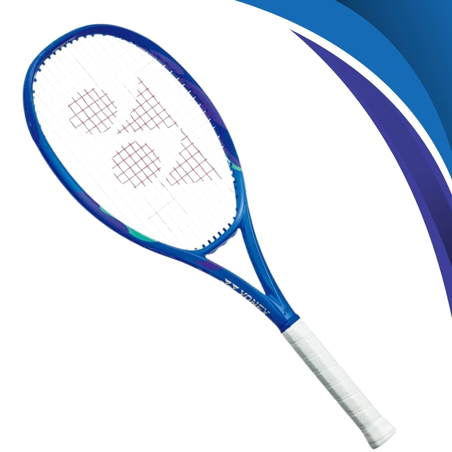 Yonex E Zone 100 L Unstrung Tennis Racquet – Blast Blue (G2: 4 1/4) | 285g | HM Graphite | ISOMETRIC | VDM | For Intermediate Players - Best Price online Prokicksports.com