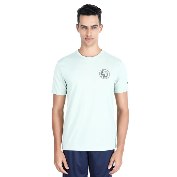 Yonex 2792 Easy3 Men’s Round Neck T‑Shirt – Tru‑Dry 100 % Polyester Bird‑Eye Mesh, Quick‑Dry, Lightweight Breathable Tee in Assorted Colors for Court Athletes