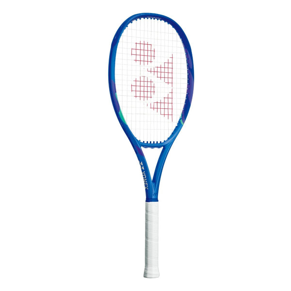 Yonex E Zone 100 SL Unstrung Tennis Racquet, Blast Blue (G2: 4 1/2) – 270 Grams is a premium lightweight racquet designed for improving beginners and early intermediate players
