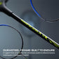 Hundred Powertek Ultra X Strung Badminton Set (2 Racquets) | Lightweight Aluminium Frame with Head-Heavy Balance, Full Cover | Beginner Friendly Combo Kit