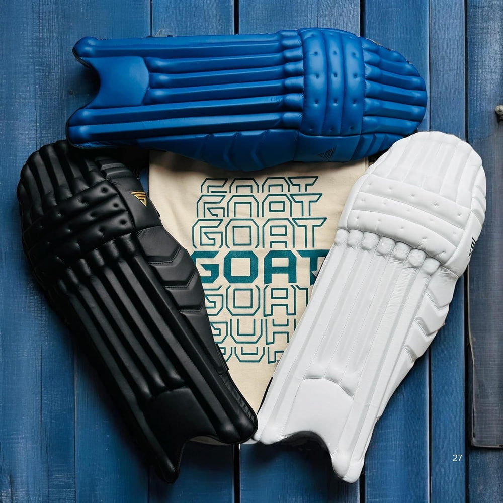 Versant GOAT Right Hand Batting Legguards – Adult (7-Grade Cane VRS Fibre Protection with ShockTEC Foam) - Best Price online Prokicksports.com