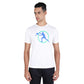 Yonex 2811 Easy3 Men’s Round Neck T‑Shirt – Tru‑Dry Quick‑Dry Polyester Bird‑Eye Mesh 130 GSM Lightweight & Breathable Performance Tee for Badminton - Best Price online Prokicksports.com