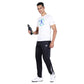 Yonex 2811 Easy3 Men’s Round Neck T‑Shirt – Tru‑Dry Quick‑Dry Polyester Bird‑Eye Mesh 130 GSM Lightweight & Breathable Performance Tee for Badminton - Best Price online Prokicksports.com