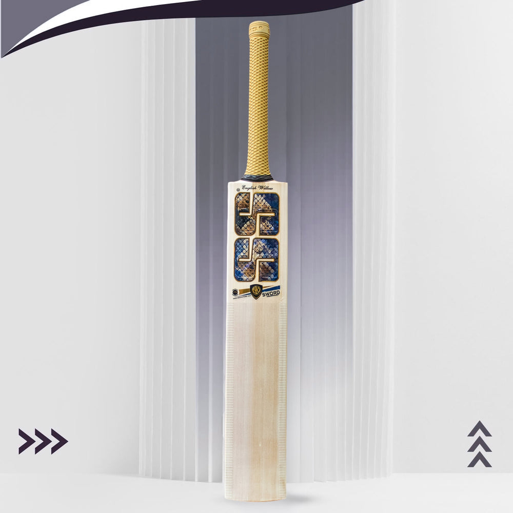 SS Sword English Willow Cricket Bat SH | Premium Grade Willow | Lightweight & Durable | Thick Edges for Power Shots | Professional Cricket Bat for Adults