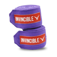 Invincible Mexican Style Budget Stretchable Hand Wraps | Elastic Boxing Hand Wraps with Moisture-Wicking Fabric & Hook-and-Loop Closure