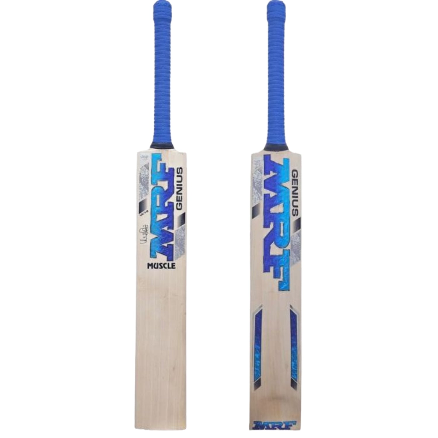 MRF Genius Muscle English Willow Cricket Bat – Short Handle, Lightweight & Powerful Stroke Play - Best Price online Prokicksports.com