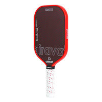 Airavat Kratos 7413 Pickleball Paddle | Power-Oriented Design | Carbon Fiber Face | Polymer Core | USAPA Approved | Lightweight | Bold Red Finish - Best Price online Prokicksports.com