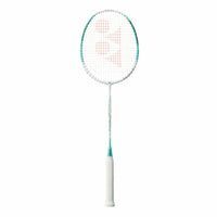 Yonex Nanoflare 001 Feel Strung Badminton Racquet – 5U4 (White/Mint) | Head-Light Speed Racquet with Hi-Flex Shaft & ISOMETRIC Frame - Best Price online Prokicksports.com
