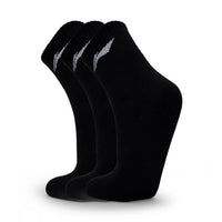 Li-Ning AWLS179-T Cotton Men’s Quarter Socks (Pack of 3) | Cushioned Sports Socks with Arch Support & Breathable Comfort - Best Price online Prokicksports.com
