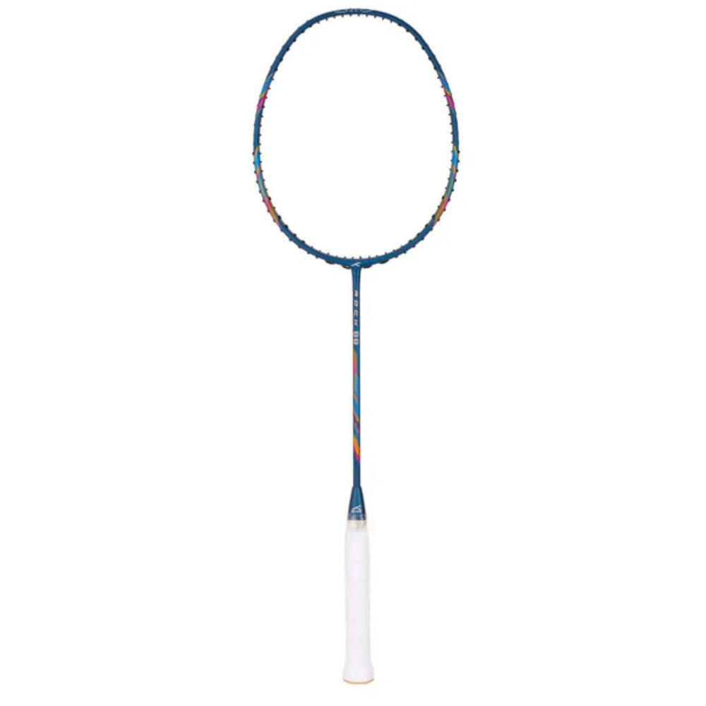 HUNDRED (2S101-4) Rock 88 Strung Badminton Racquet – Navy Blue (4U, 82g, G6) | Head-Heavy Power with Carbon Fibre Frame & Flexible Shaft - Best Price online Prokicksports.com