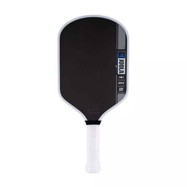 Joola Hyperion Pro IV Simone Jardim Pickleball Paddle – 16mm | Carbon Friction Surface | Control & Power Paddle for Advanced Players | USAPA Approved (White/Black/Blue)