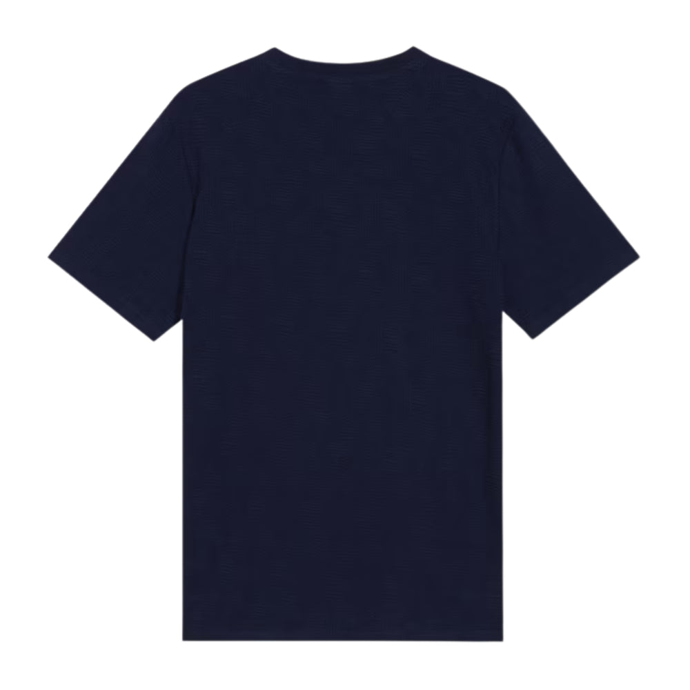 PUMA x RCB Jacquard Tee Round Neck T-Shirt for Men | Premium Jacquard Fabric with dryCELL Technology, Official RCB Branding & Regular Fit - Best Price online Prokicksports.com