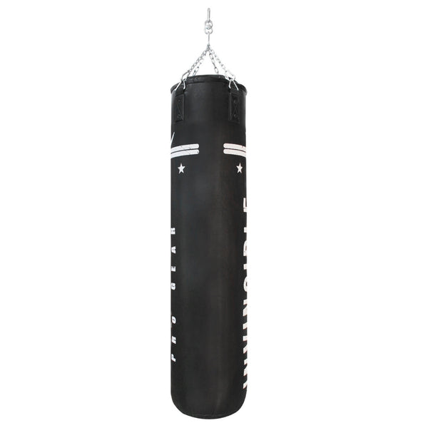 Invincible Pro Gear Boxing Bag 6 Feet (60 Kg) | Extra Heavy Duty Punching Bag for Power Training | Professional Gym Bag – Black