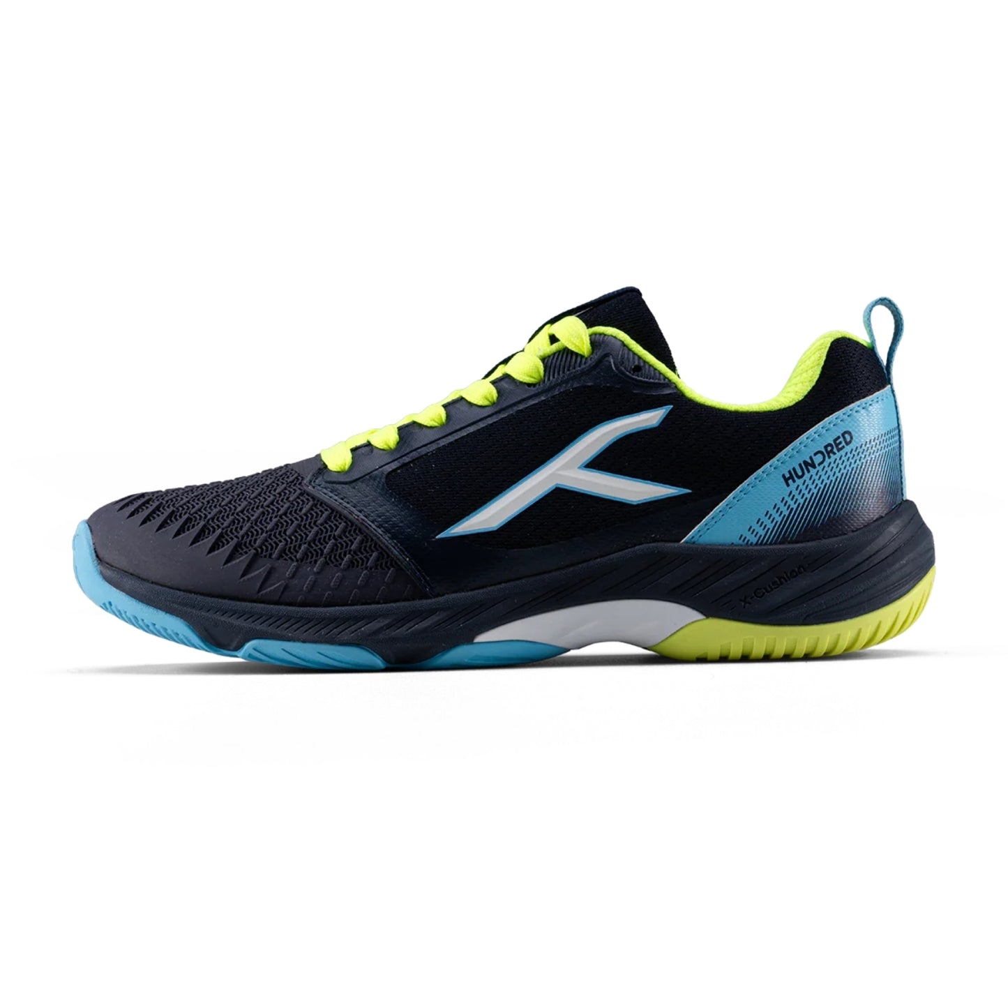 Hundred Hyper Spike Badminton Shoes | High Grip Indoor Court Shoes with Cushioned Comfort & Stability | Professional Badminton Footwear - Best Price online Prokicksports.com