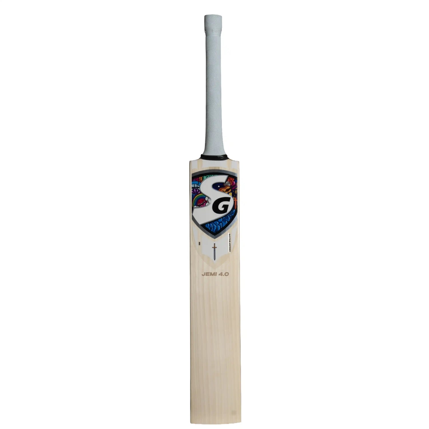 SG Jemi 4.0 English Willow Cricket Bat - SH | Lightweight Profile with Thick Edges, Mid Sweet Spot & Powerful Stroke Play - Best Price online Prokicksports.com