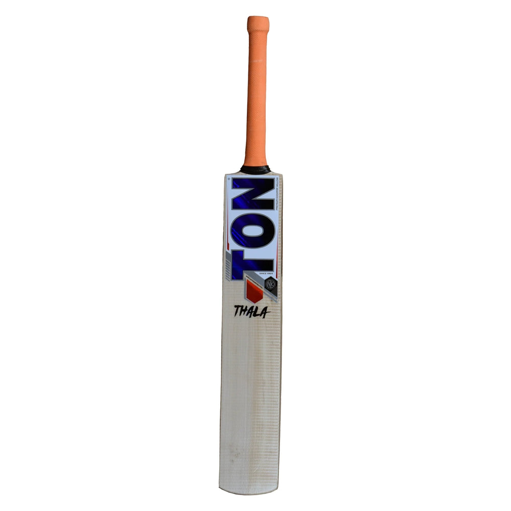 SS Ton Thala Kashmir Willow Cricket Bat | Powerful Profile with Thick Edges, Lightweight Pickup & Ideal for Tennis Ball Cricket - Best Price online Prokicksports.com