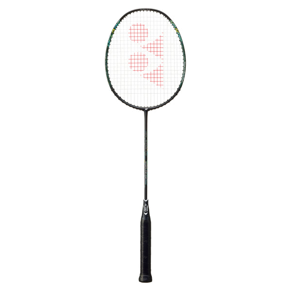 Yonex Nanoflare 002 Feel Strung Badminton Racquet – 4U4 (Black/Green) | Head-Light Speed with Flexible Shaft & ISOMETRIC Frame