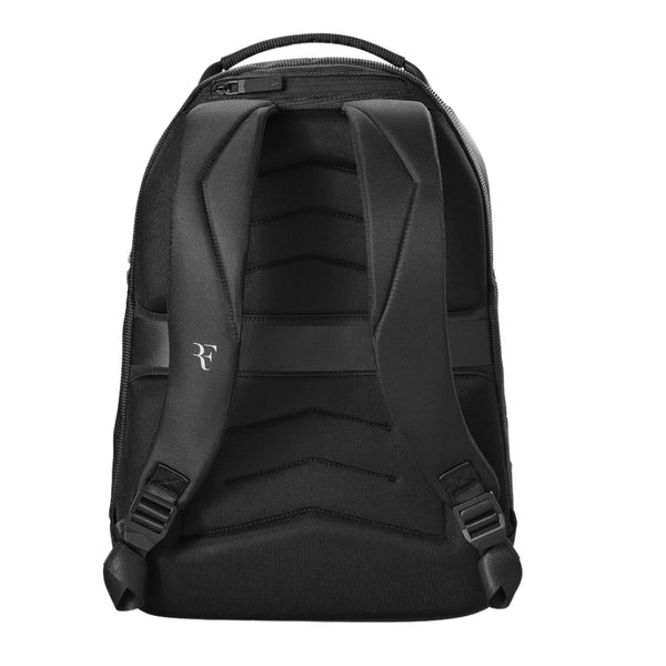 Wilson WR8032801001 RF Tennis Backpack Black | Durable Racquet Bag for Tennis Players | Lightweight Sports Backpack for Racquets, Shoes