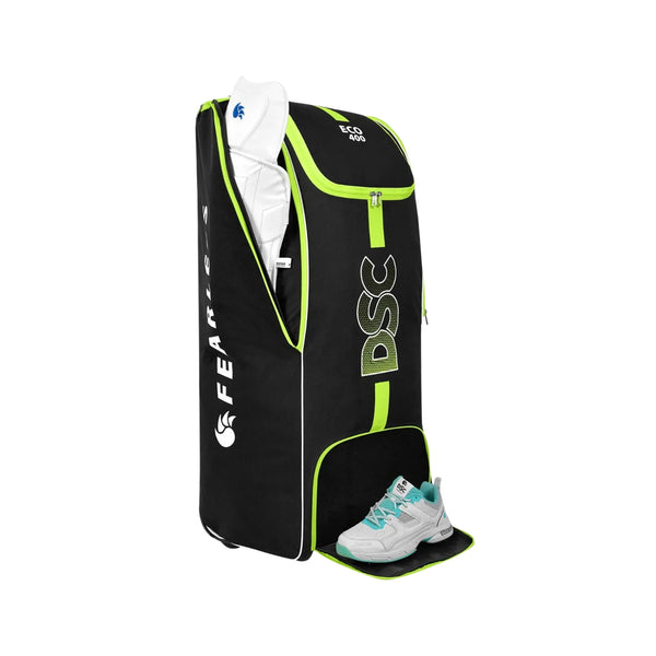 DSC Eco 400 Wheelie Cricket Kitbag | Spacious Cricket Gear Bag with Smooth Wheels & Durable Construction