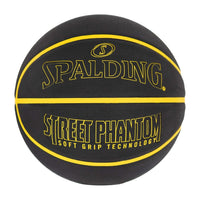 Spalding Street Phantom Outdoor Basketball – Size 7, Soft Grip Rubber, Deep Channel Street Ball for Concrete & Asphalt Courts - Best Price online Prokicksports.com