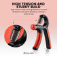 Solpro SHG-046 FirmFlex Adjustable Hand Grip Strengthener – 5-60kg Resistance, Ergonomic Grip, Forearm & Finger Strengthener with Mechanical Counter, Home Gym Rehab - Best Price online Prokicksports.com