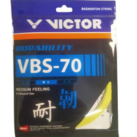 Victor VBS-70 Badminton String – 0.70mm Durable Multifilament String with Medium Feel, High Elasticity & Long-Lasting Performanc - Best Price online Prokicksports.com