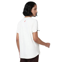 ASICS Drawstring Sleeve SS Top for Women | Round Neck Sports T-Shirt - Best Price online Prokicksports.com