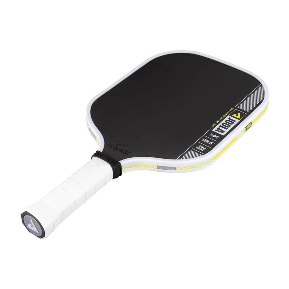 Joola Scorpeus Pro IV Pickleball Paddle – 16mm | Power & Control Paddle for Advanced Players | Carbon Fiber Face | Polymer Core | USAPA Approved (Black/White/Lime Yellow) - Best Price online Prokicksports.com