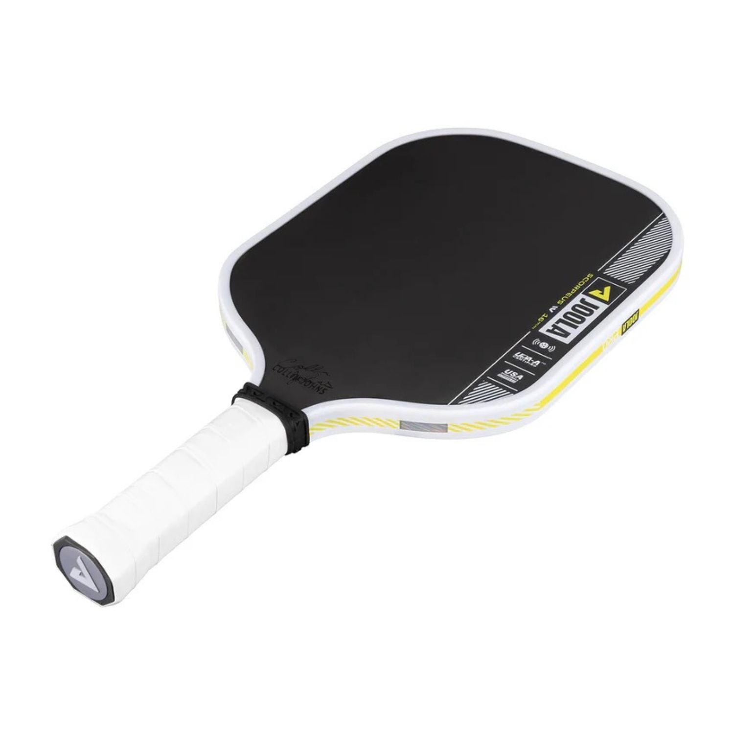 Joola Scorpeus Pro IV Pickleball Paddle – 16mm | Power & Control Paddle for Advanced Players | Carbon Fiber Face | Polymer Core | USAPA Approved (Black/White/Lime Yellow) - Best Price online Prokicksports.com