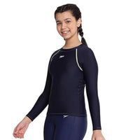 Speedo JF Long Sleeve Sun Top – Girls Swimming Top with UV Protection - Best Price online Prokicksports.com