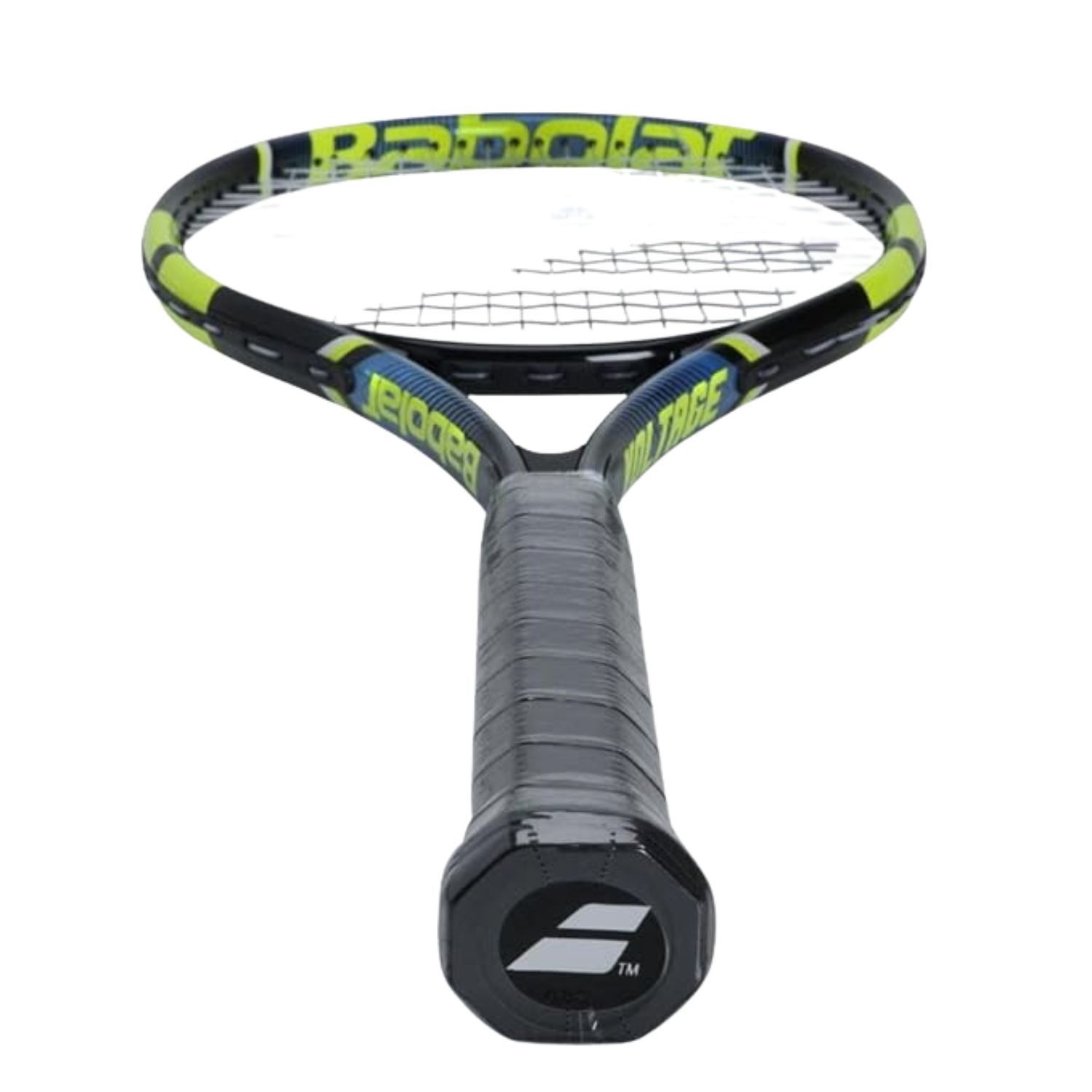 Babolat Voltage Strung Tennis Racquet - Black/Blue/Yellow | Grip 3 (4 3/8) | 270g | 16x19 String Pattern - Best Price online Prokicksports.com