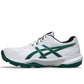 ASICS Unisex Gel-Peake 3 Cricket Shoes White/Jasper Green Turf Hard Wicket GEL Cushioning TRUSSTIC Grip - Best Price online Prokicksports.com