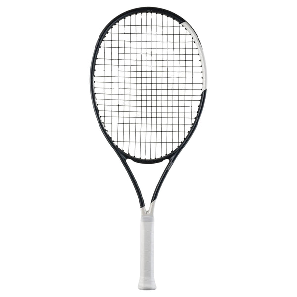 HEAD Speed Jr. 25 2026 Strung Tennis Racquet (4 0/8) Black/White | 230g Junior Racquet