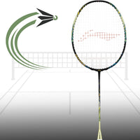 Li-Ning AXForce 100 Unstrung Badminton Racquet – Lightweight, Medium Flex Shaft, Even Balance, Graphite Frame, Isometric Head | For Professional Attacking Players - Best Price online Prokicksports.com