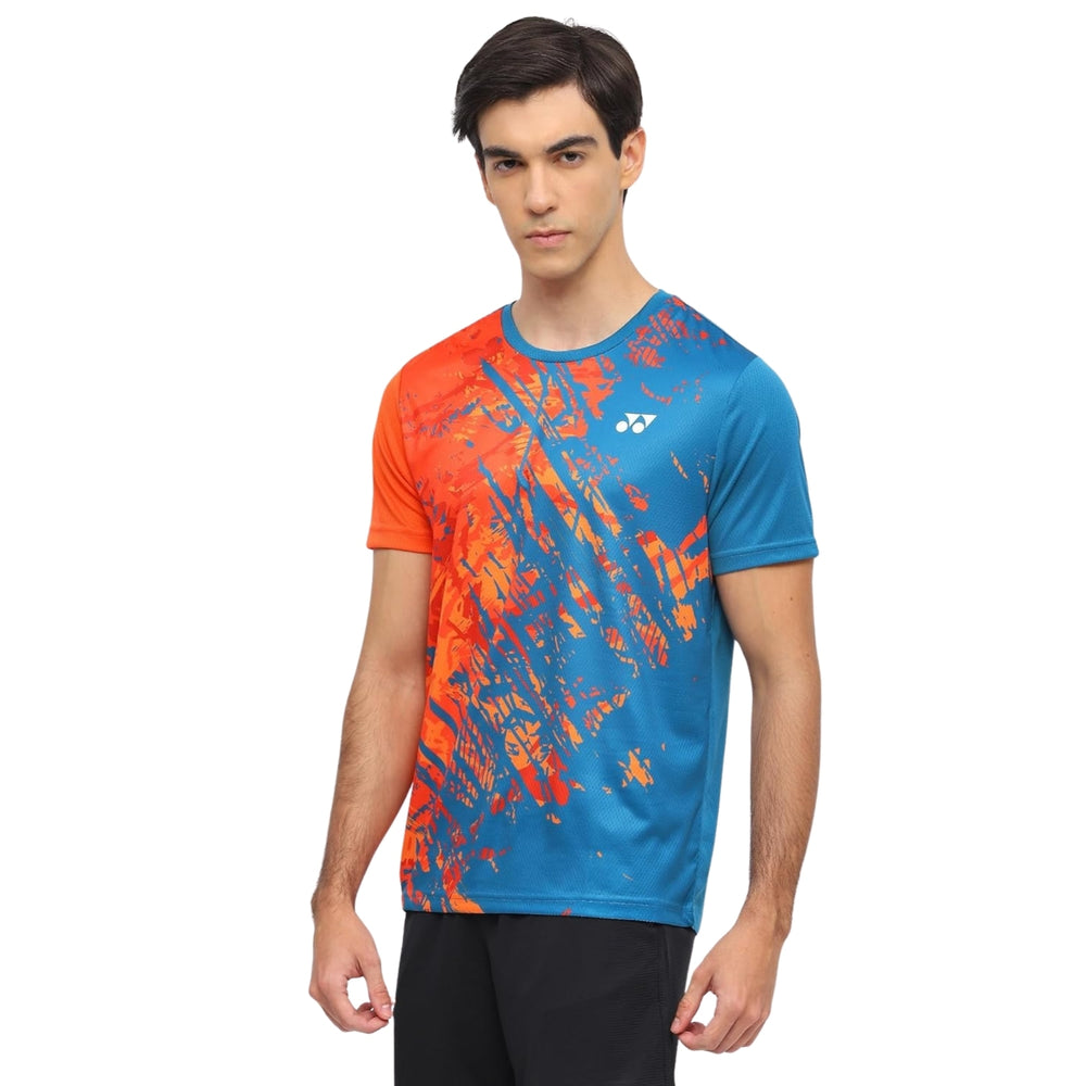 Yonex 2965 Men’s Round Neck T‑Shirt – TruDry Quick‑Dry Polyester Essentia 3 Badminton/Tennis Tee - Best Price online Prokicksports.com