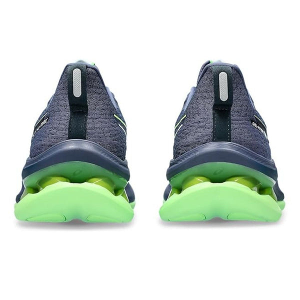 ASICS GEL-KINSEI MAX Men Running Shoes – Thunder Blue/Electric Lime, Premium Cushion Running Footwear with FF BLAST™ PLUS ECO & GEL™ Technology – UK 6