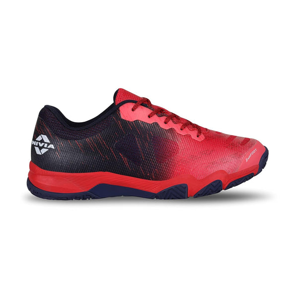 NIVIA BD1147CR Verdict Badminton Shoes – Crimson Red | Lightweight Court Performance
