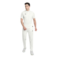 Shrey Match 2.0 Junior Cricket T-Shirt Off-White – Lightweight, Breathable Short Sleeves Sportswear for Kids in Practice, Matches & School Training - Best Price online Prokicksports.com