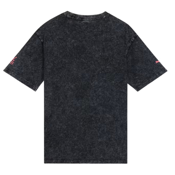 PUMA x RCB Vintage Tee Round Neck T-Shirt for Men | Classic Crew Neck Cotton Tee with Official RCB Branding & Regular Fit