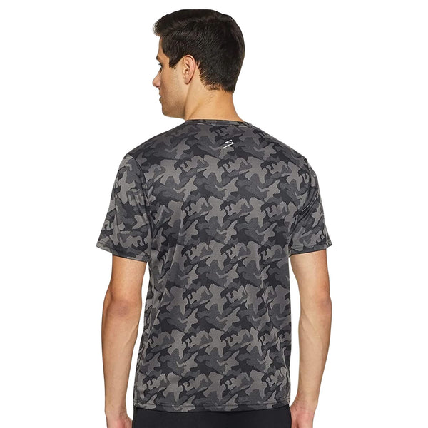SG RTS2206 Men’s Sports T-Shirt – Black, Polyester Round Neck Quick Dry Athletic Tee for Cricket, Training & Fitness
