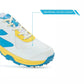SG Savage Max Metal Spikes Cricket Shoes – White/Yellow/Sky Blue, Professional Cricket Footwear with Metal Spikes for Superior Turf Grip - Best Price online Prokicksports.com