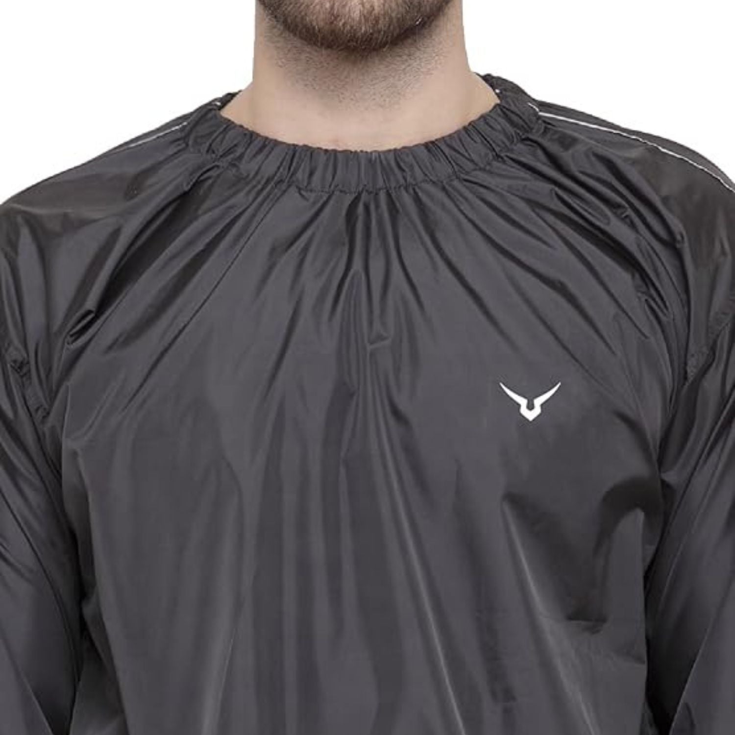 Invincible Men's Pro Sauna Suit Set | Full-Zip Jacket | Weight Loss & Sweat Enhancement | 100% Nylon - Best Price online Prokicksports.com