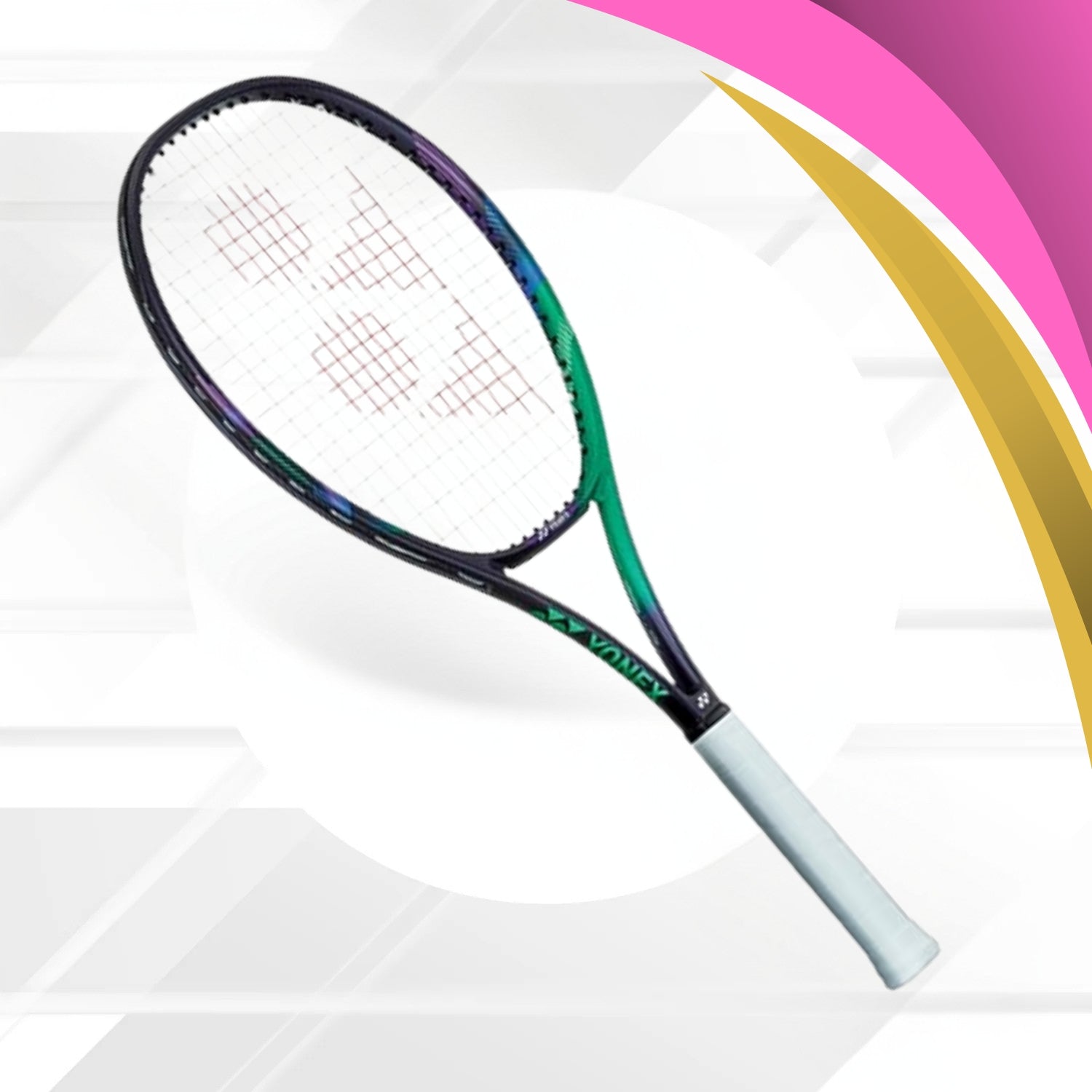 Yonex VCore Pro 97 Tennis Racquet (310g, G3 Grip, Green Purple