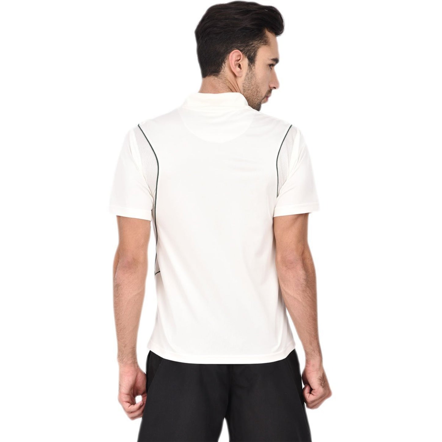 Kookaburra WT 2 Half Sleeve Cricket Shirt – White | Classic Match Whites with Stay-Dry Fabric & Mesh Ventilation - Best Price online Prokicksports.com