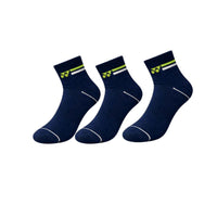 Yonex 2574T Men’s Socks – 3 Pair (3 in 1 Pack) | Breathable Cushioned Sports Socks for Daily Wear & Court Play - Best Price online Prokicksports.com