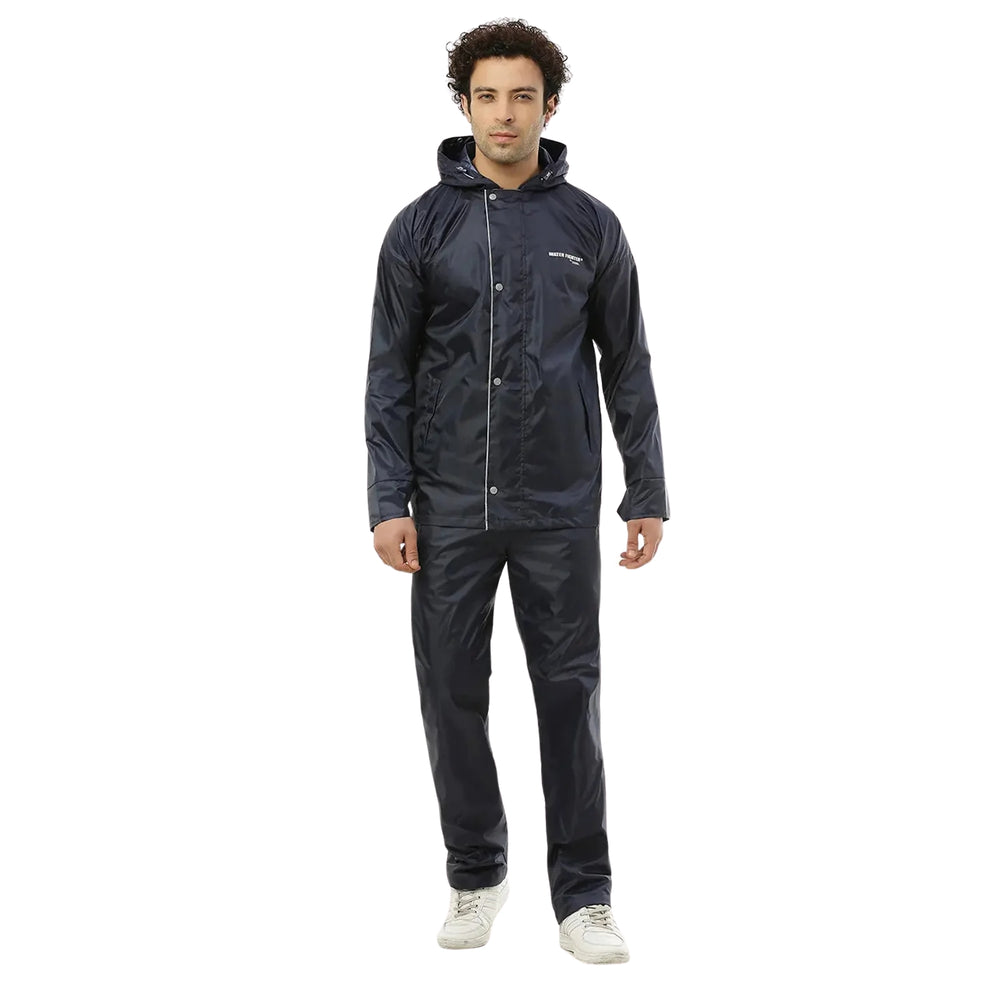 Zeel WF1021 Men’s Waterproof Rain Suit Set – Lightweight Raincoat Jacket & Pant for Monsoon Protection