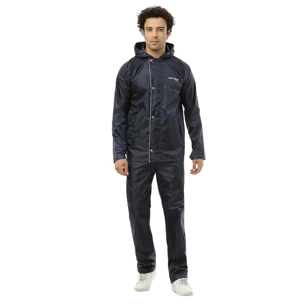 Zeel WF1021 Men’s Waterproof Rain Suit Set – Lightweight Raincoat Jacket & Pant for Monsoon Protection